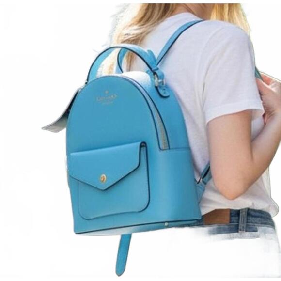 Kate Spade New York Blue Leather Mini Backpack main image 4
